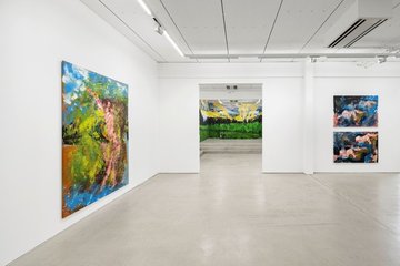 Jeanette Mundt lässt figurative Elemente hinter abstrakten Strukturen verschwinden