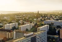 Blick über den Chemnitzer Sonnenberg