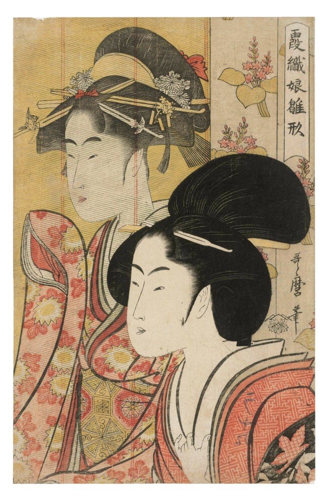 Kitagawa Utamaro entwarf Ende des 18. Jahrhunderts seine Serie junger Frauen