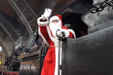 Der Weihnachtsmann in Leipzig