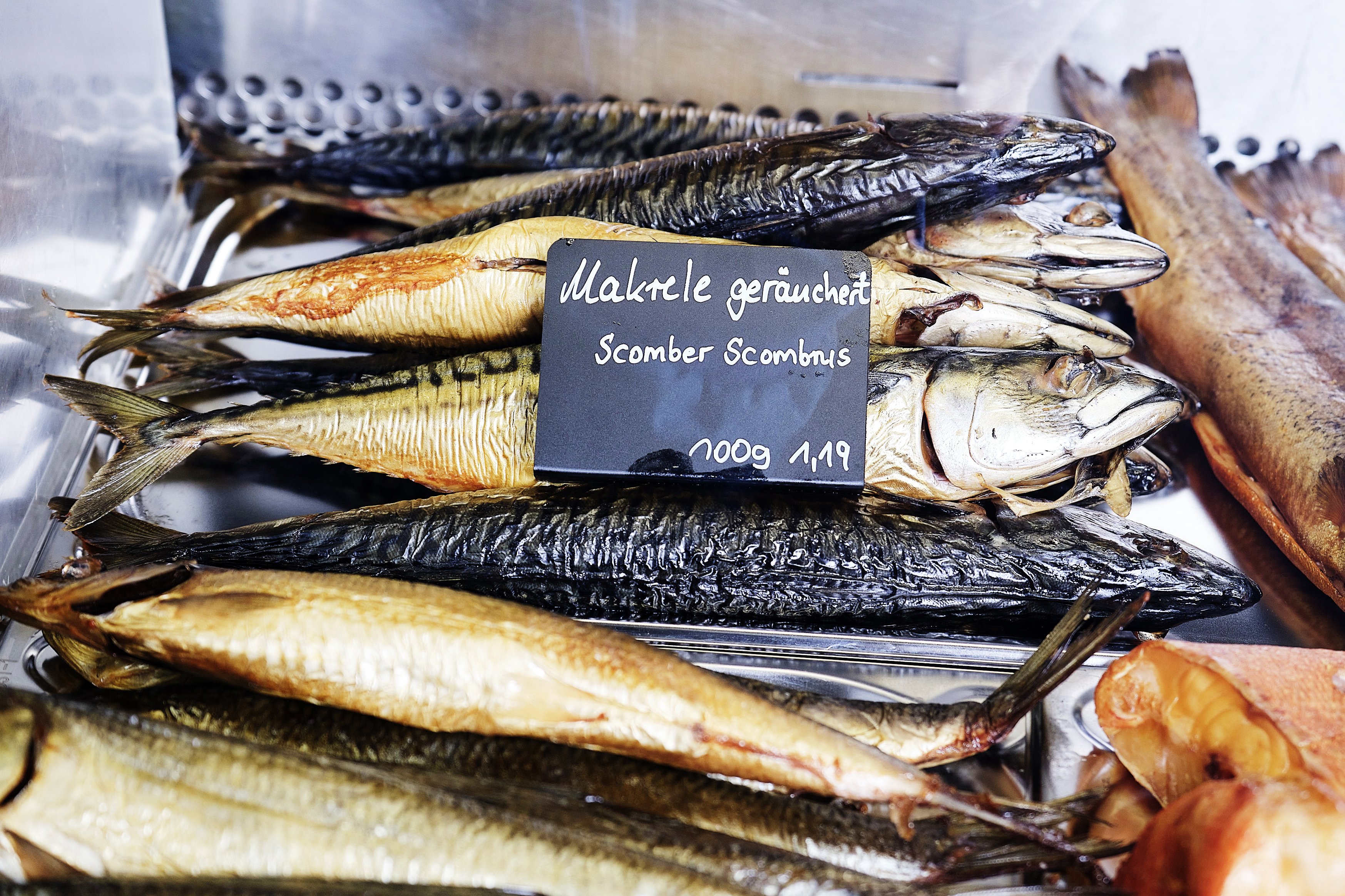 Geräucherte Makrelen