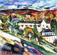 Ansicht des Klosters Ebersbach von Walter Jacob