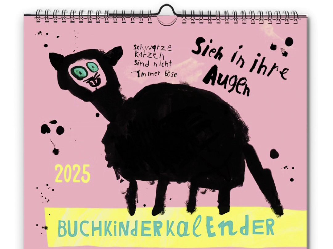 Der neue Kalender zeigt die Kreativität der Buchkinder