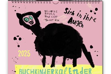 Der neue Kalender zeigt die Kreativität der Buchkinder