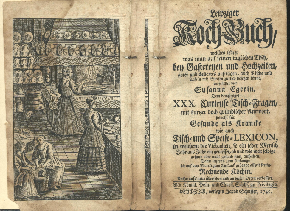 Digitalisat von Susanna Egers Kochbuch