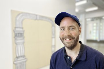 Georg Weißbach im G2 Schaulager: Einige seiner Arbeiten sind extra für die Ausstellung entstanden