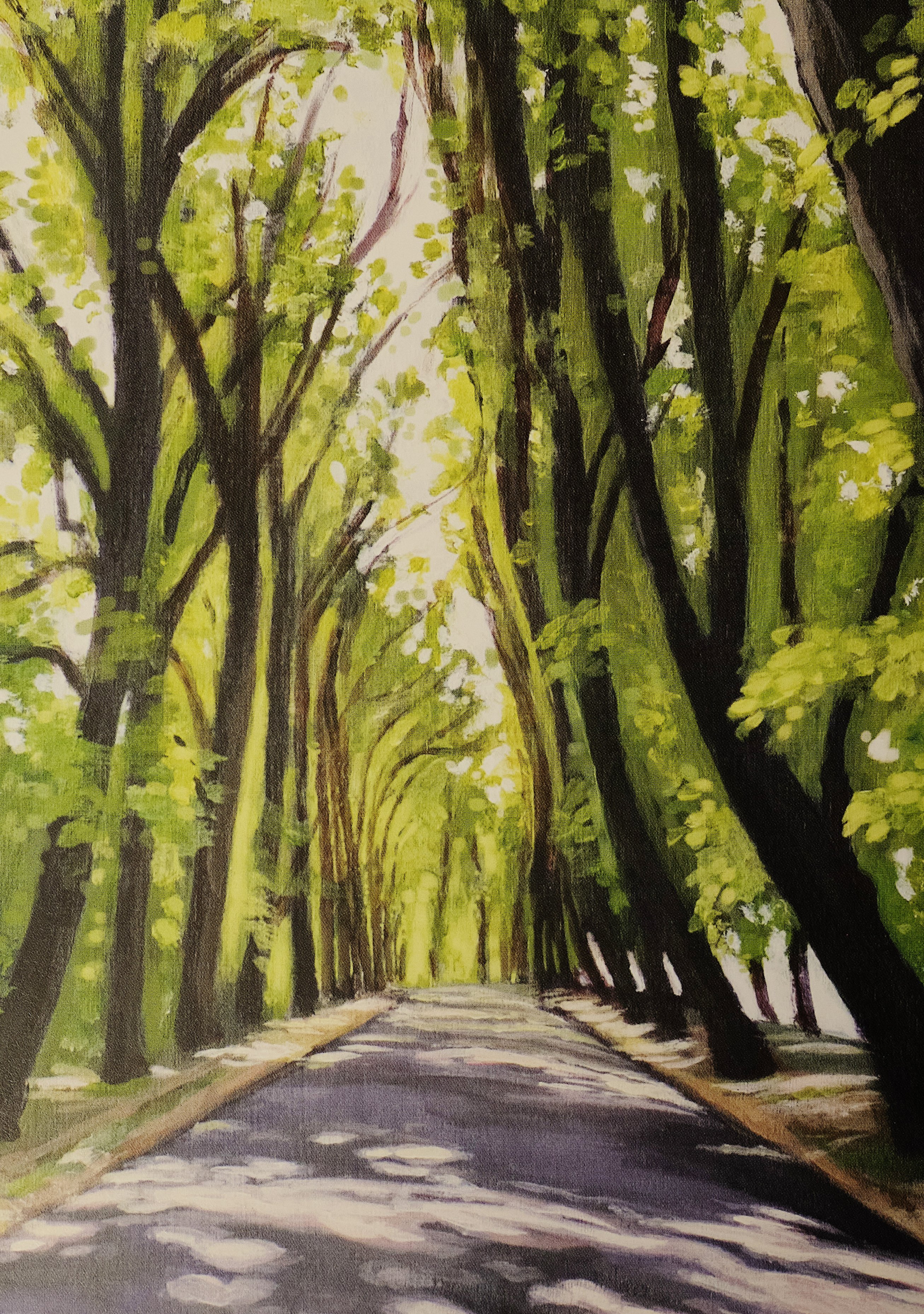 Elisabeth Wolf malt gern Leipziger Straßen- oder Parkszenen