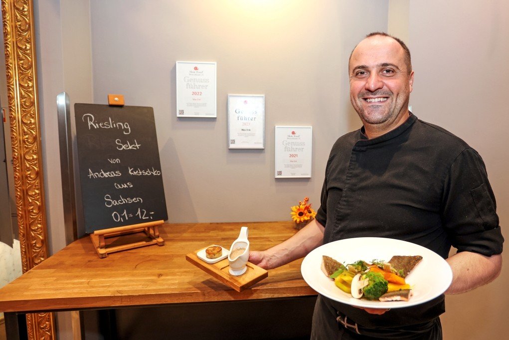 Torsten Hempel vom Max Enk spricht bei Thalia über Slow-Food-Gastronomie