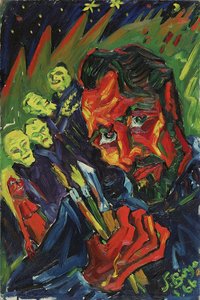 Sergio Birgas „Selbstbildnis Florentinische Ferien“ von 1966