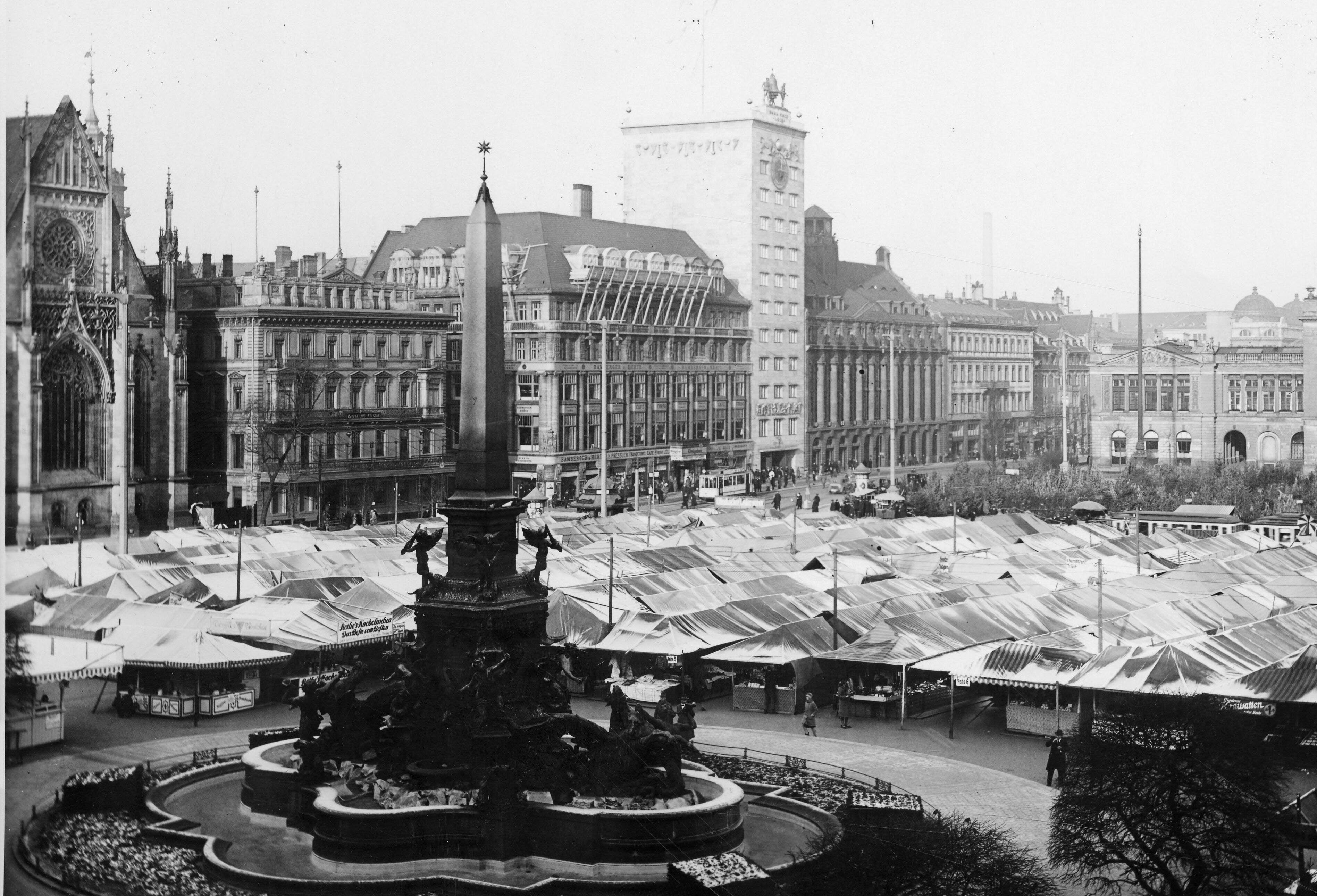 Weihnachtsmarkt 1929