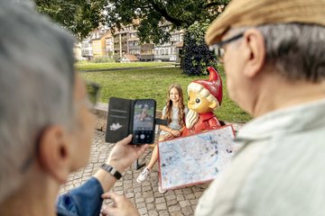 KiKA und Co.– in der historischen Altstadt von Erfurt kann man viele Figuren aus dem Kinderprogramm entdecken