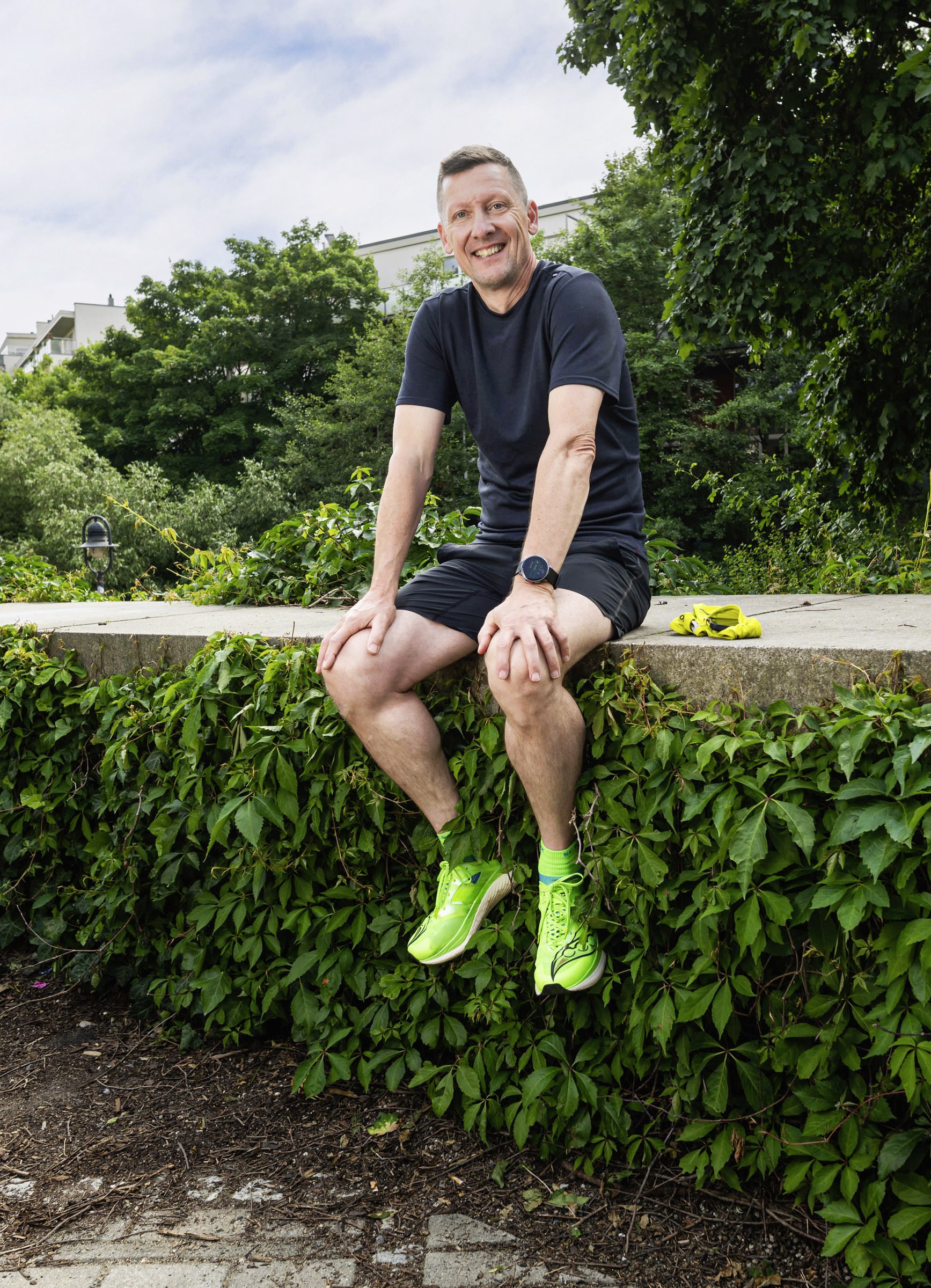 Jörg läuft mit Leidenschaft voran
