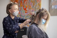 Organischer Haarschnitt