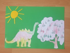 Bastel-Dino Familie Richnow