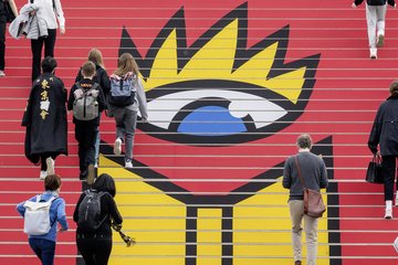Treppenstufen mit Logo der Leipziger Buchmesse