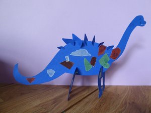 Bastel-Dino Familie Jander