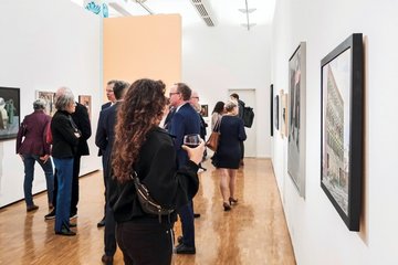 Das Publikumsinteresse bei der Wiedereröffnung der Kunsthalle ist groß