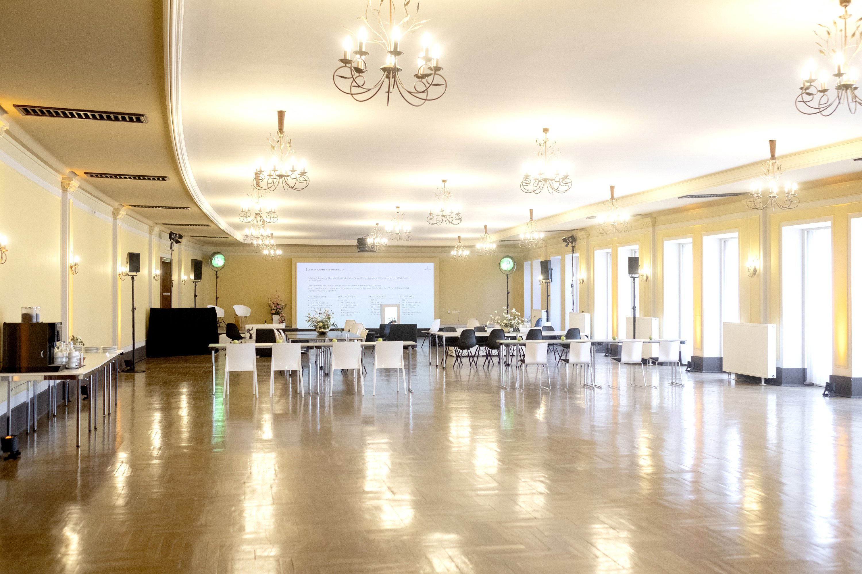 Das Parkschloss Leipzig hält auch für Konferenzen viel Platz bereit