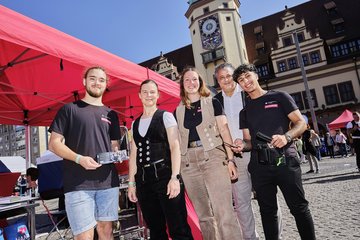 Vielfältiges Bühnenprogramm – auch die Lehrlinge zeigen ihr Können im jeweiligen Handwerk