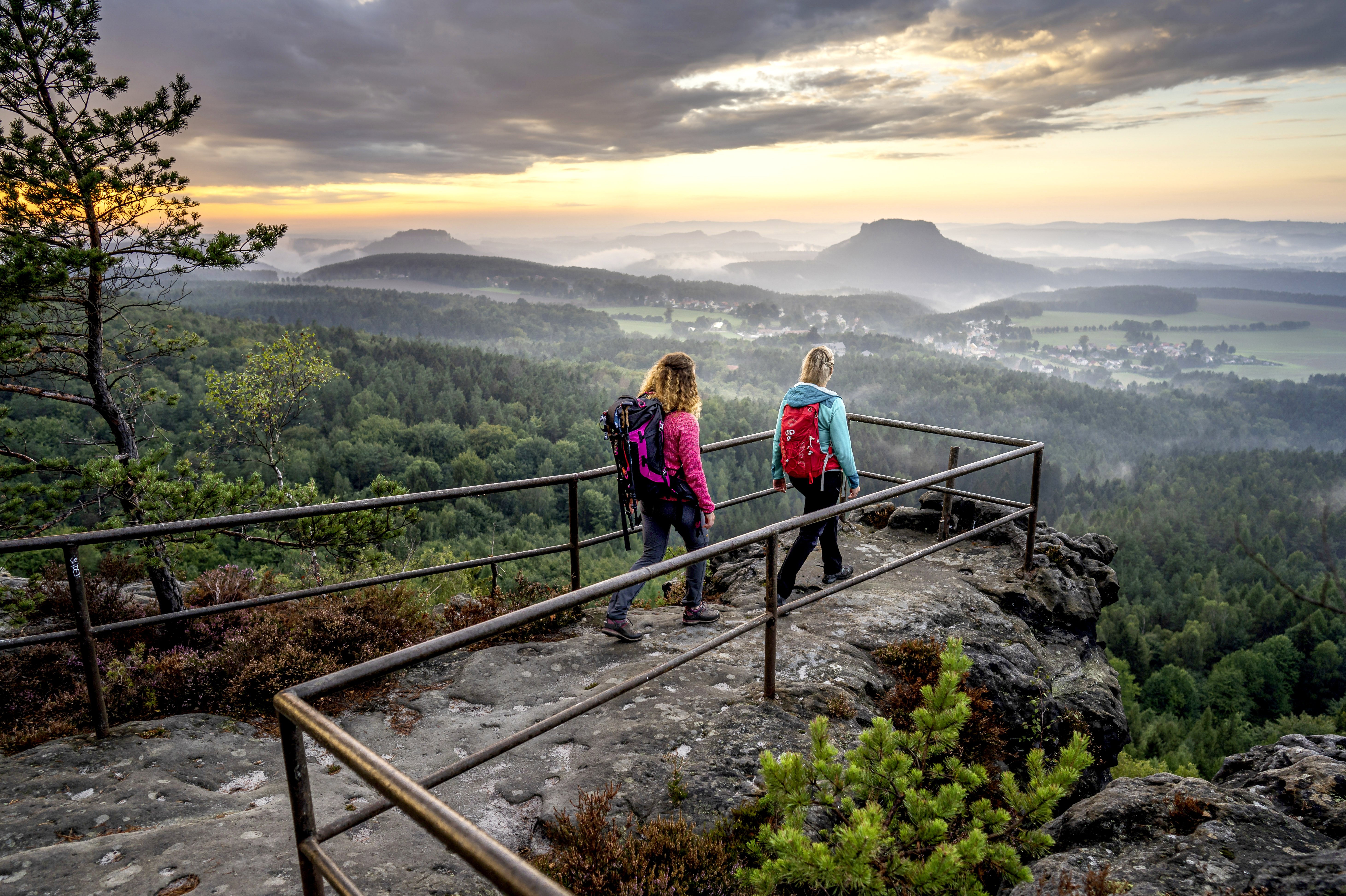 Der Papststein lässt sich von Bad Schandau aus erwandern