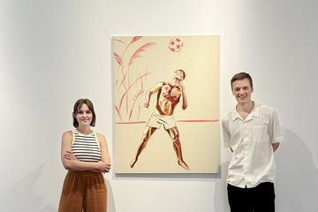SKM-Geschäftsführer Erich Reich und Anna Mischel
