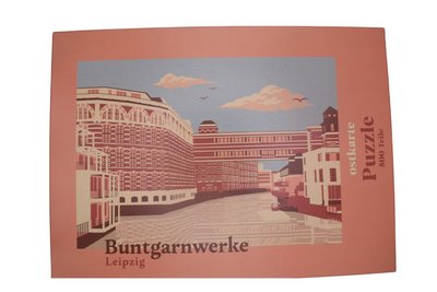 Leipzig-Puzzle „Buntgarnwerke“ – 500 Teile