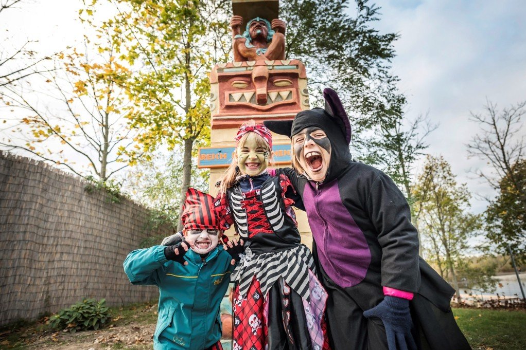 Für Kinder jeden Alters gibt es im Park Halloween-Angebote