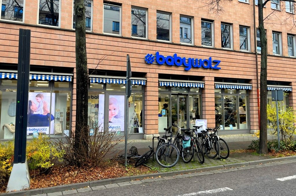 Die Filiale von baby-walz Leipzig liegt ruhig und dennoch gut erreichbar
