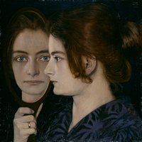 Oskar Zwintscher, „Bildnis der Frau des Künstlers“, 1901