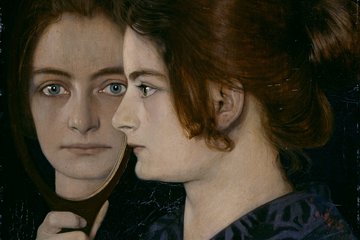 Oskar Zwintscher, „Bildnis der Frau des Künstlers“, 1901