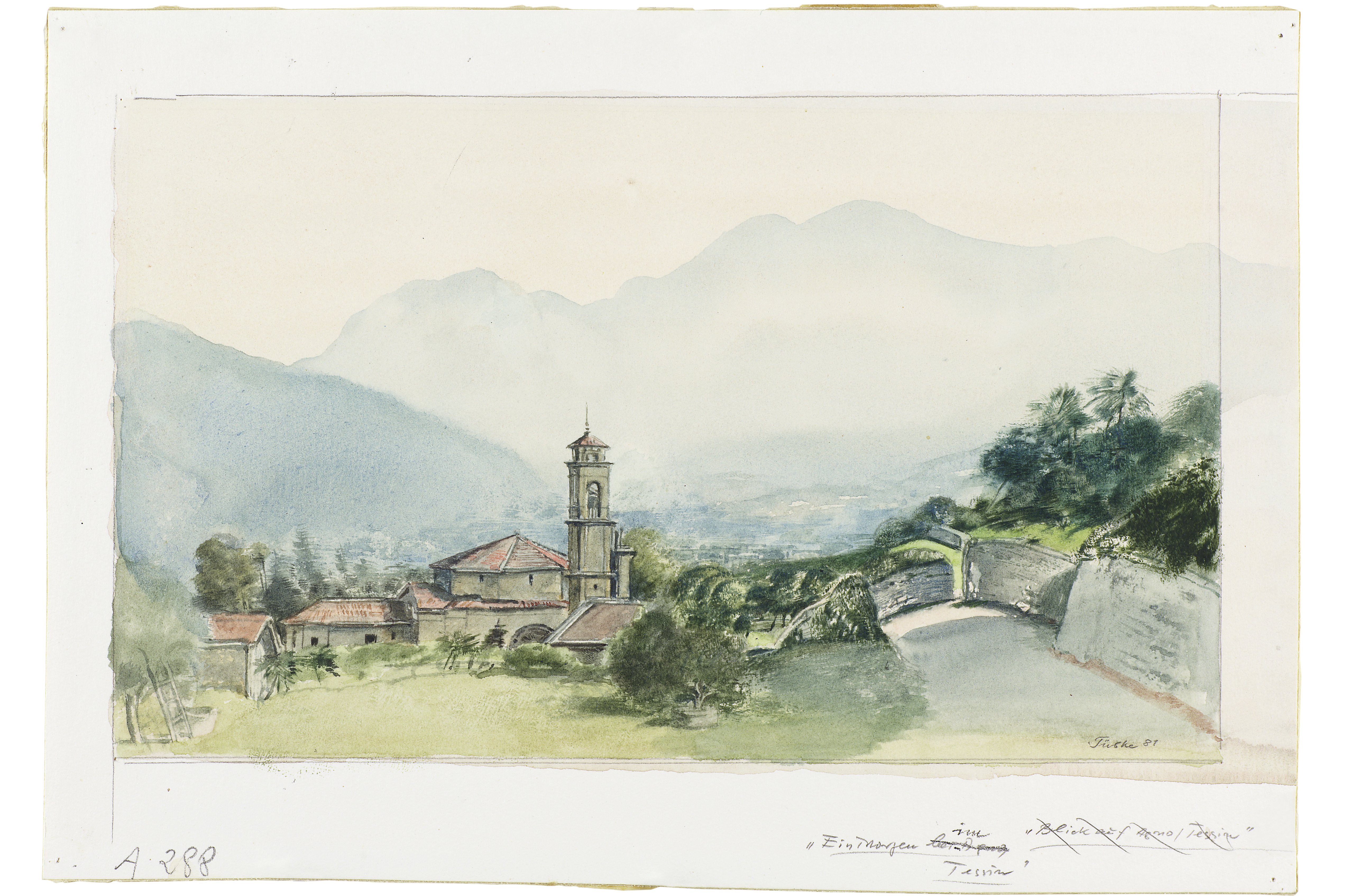 Tübkes „Ein Morgen im Tessin“