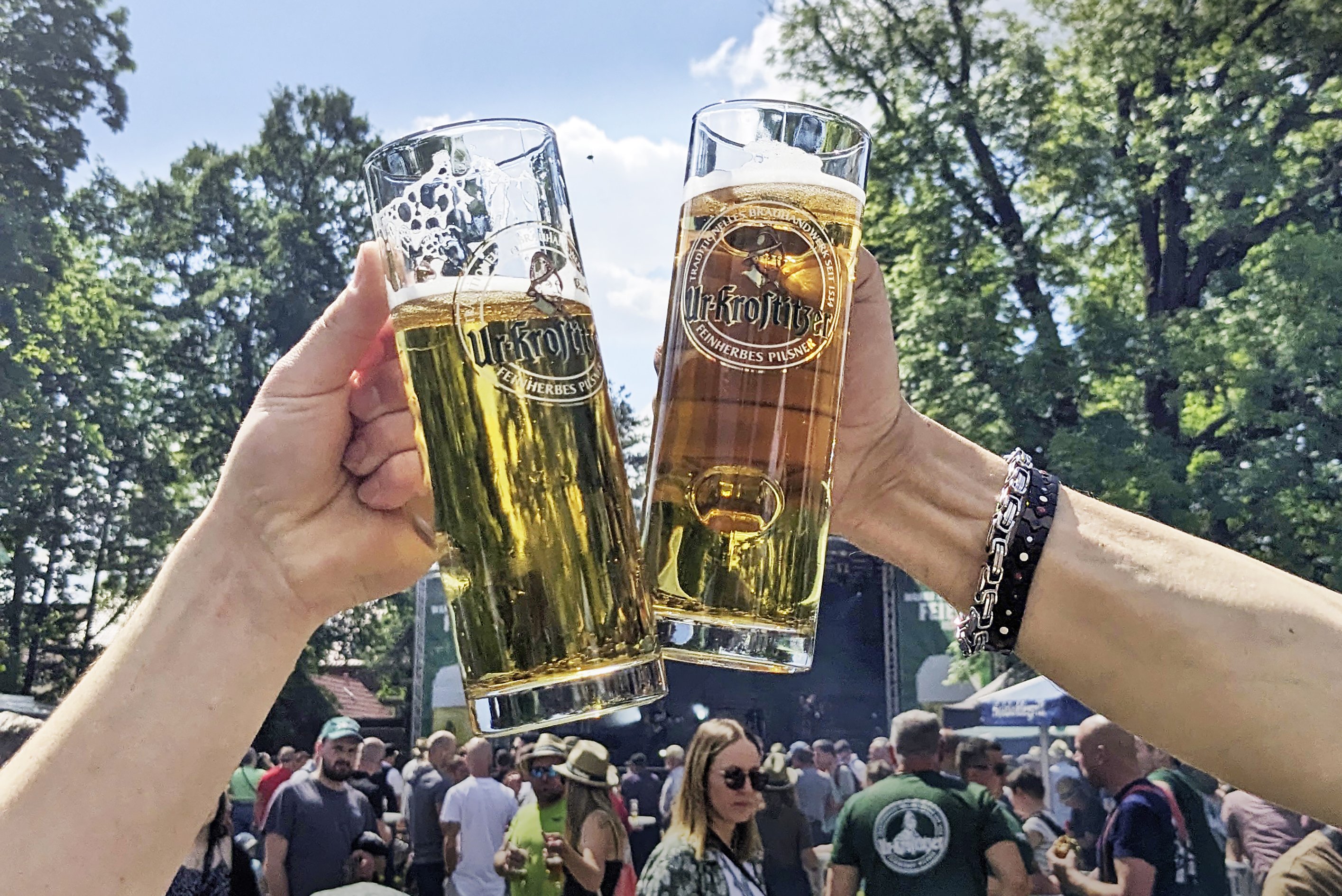 Frisch gezapftes Ur-Krostitzer
