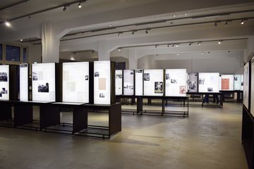 Rundgang durch die Ausstellung: Thematische Tafeln und Exponate