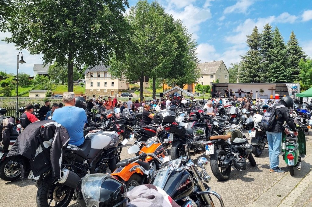 Rund 650 Motorräder werden zum Septembertreffen am Rätzteich erwartet