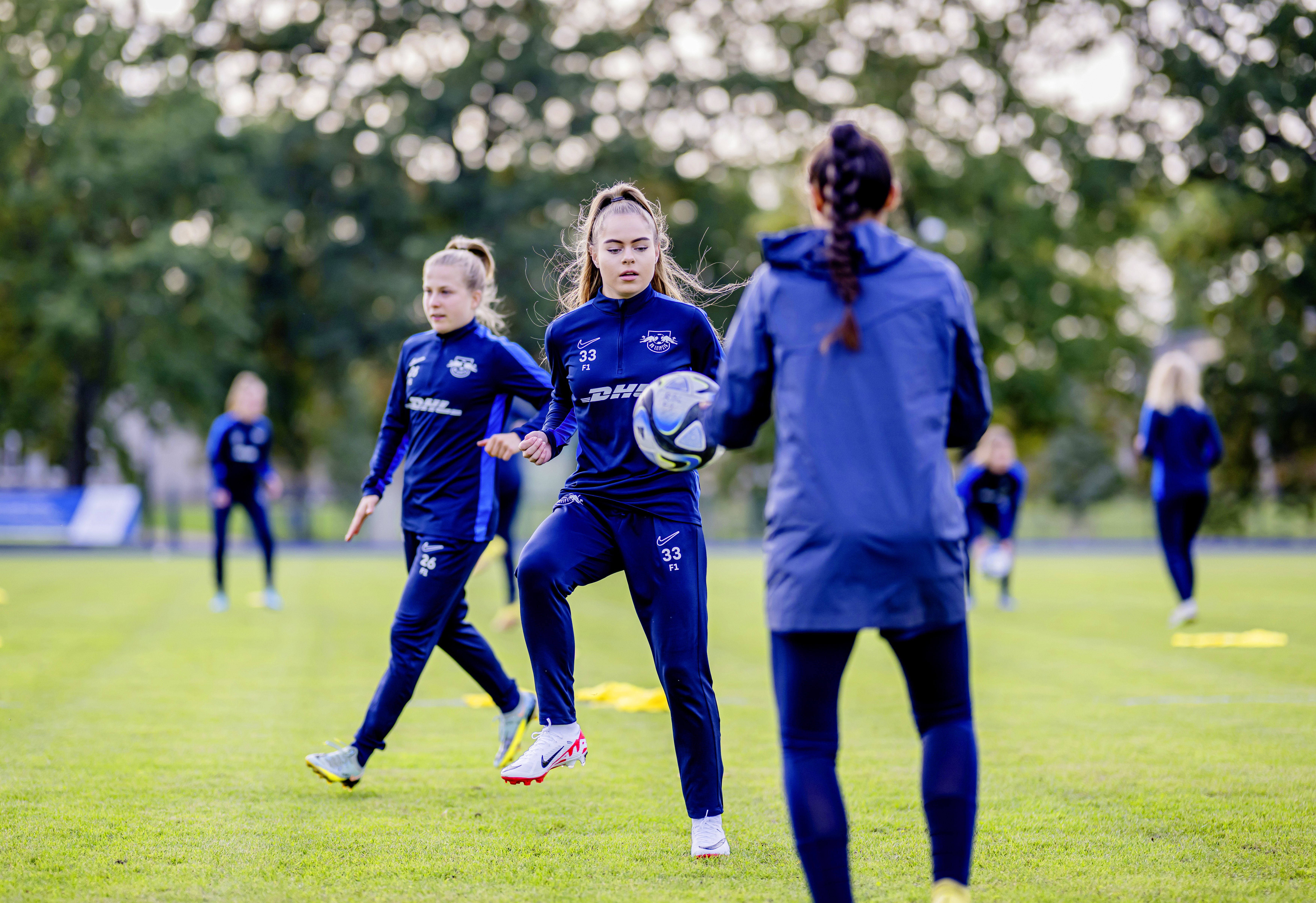 Zoe Werne, beim Training 