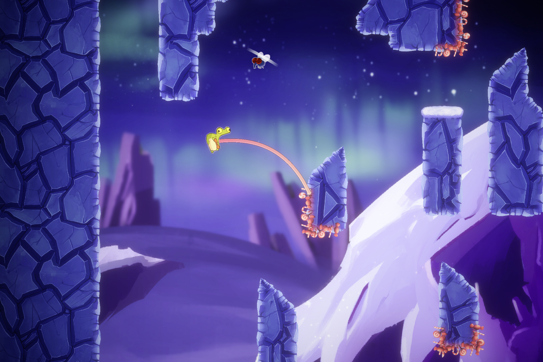 Screenshot „Tilt Frog“