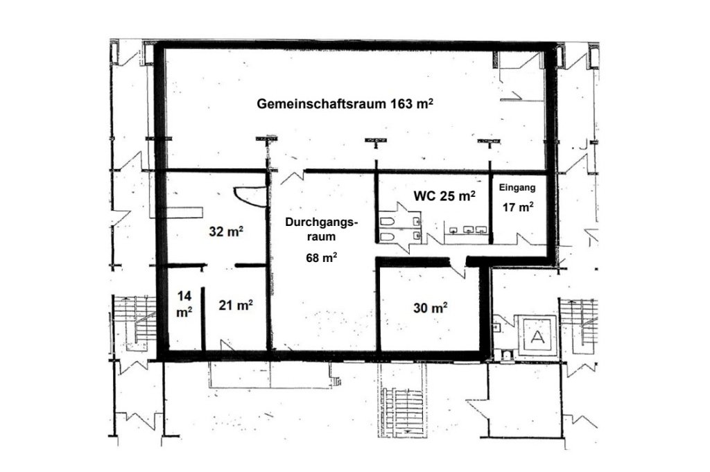 Rund 384 Quadratmeter für Gewerbe, Vereine und Projekte