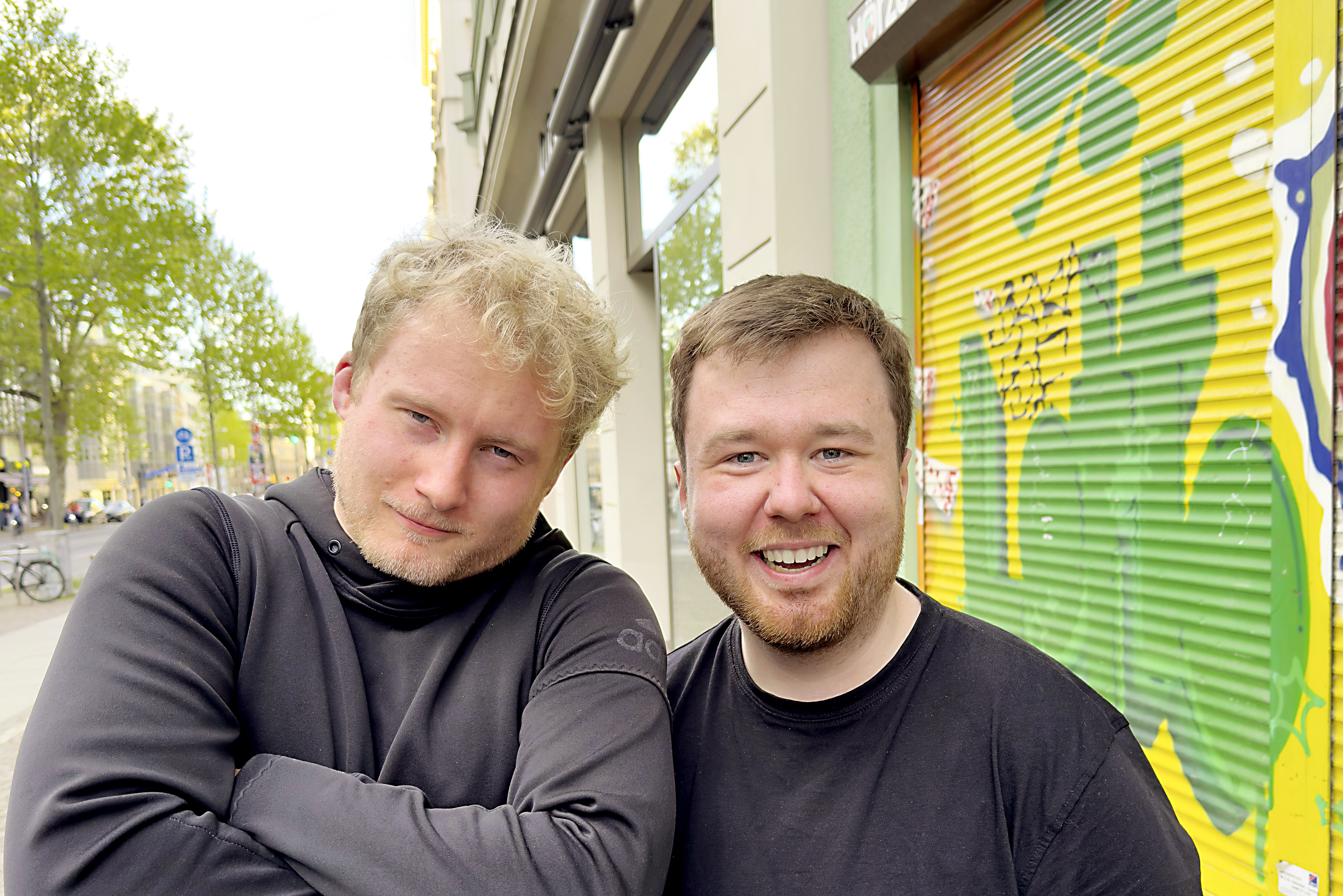 Eike Schwarting und Max Schröder (r.)