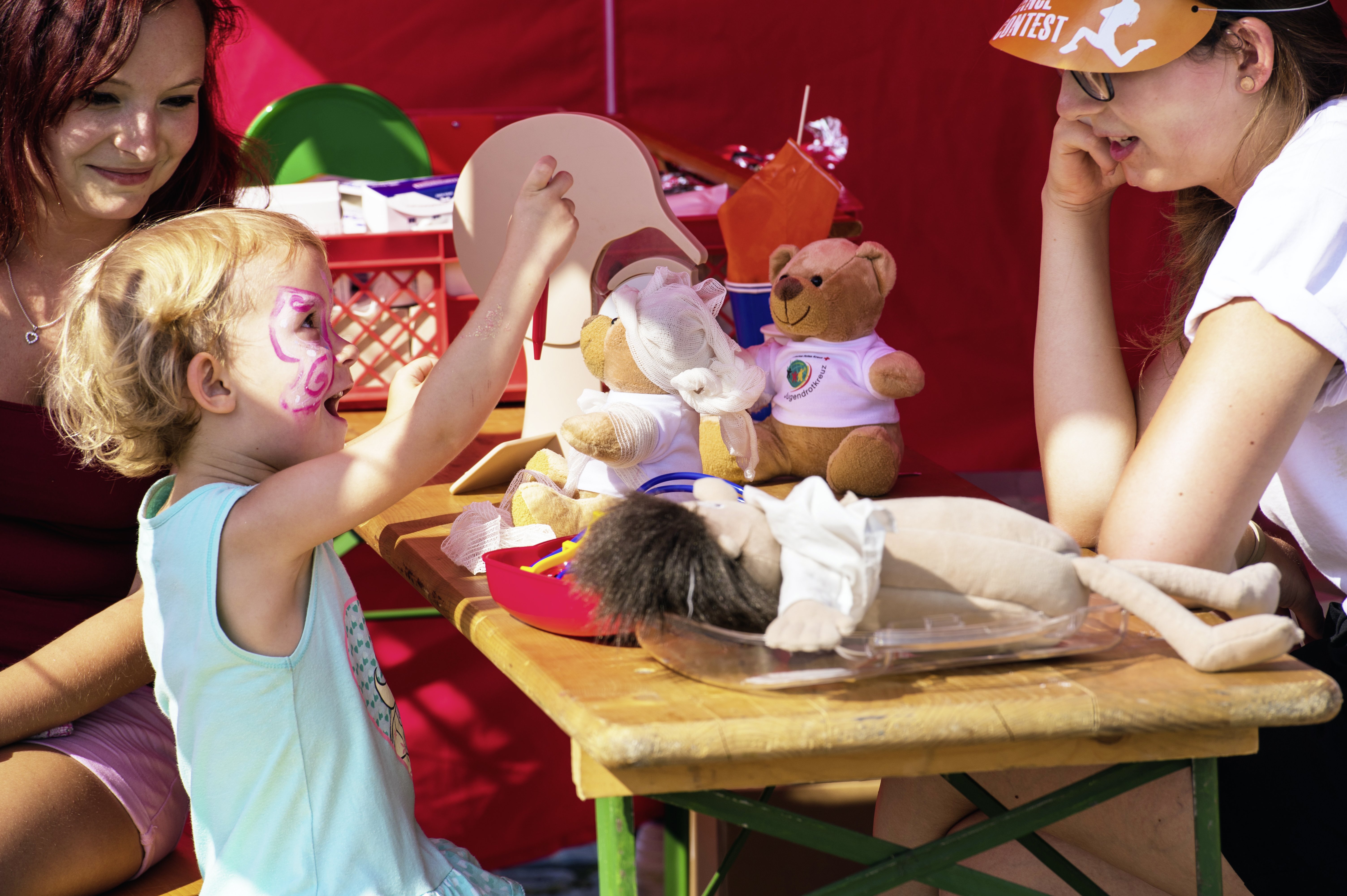 Der Augustusplatz ist am letzten Augustwochenende ganz in Kinderhand