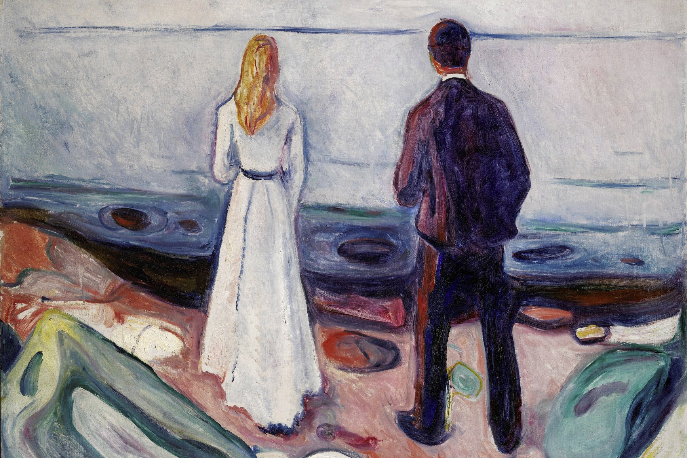 Edvard Munchs „Die Einsamen“