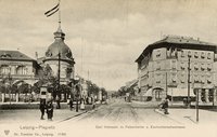 1900 Mit Beginn des 20. Jahrhunderts war der Felsenkeller voll etabliert: Plagwitz, aufgrund der Industrialisierung mittendrin in den Wandlungen, wuchs und wurde enger – trotzdem konnte noch entspannt flaniert und gefeiert werden