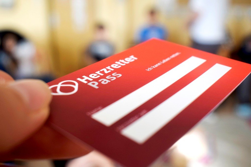 Der Herzretter pass weist Lebensretter aus