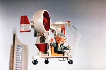 Das Sandmännchen kommt mit dem Senkrechtstarter nach Leipzig