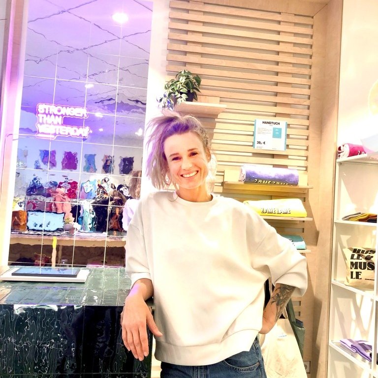 Tine Höpfner kann bei ZameZame ihre Kreativität ausleben
