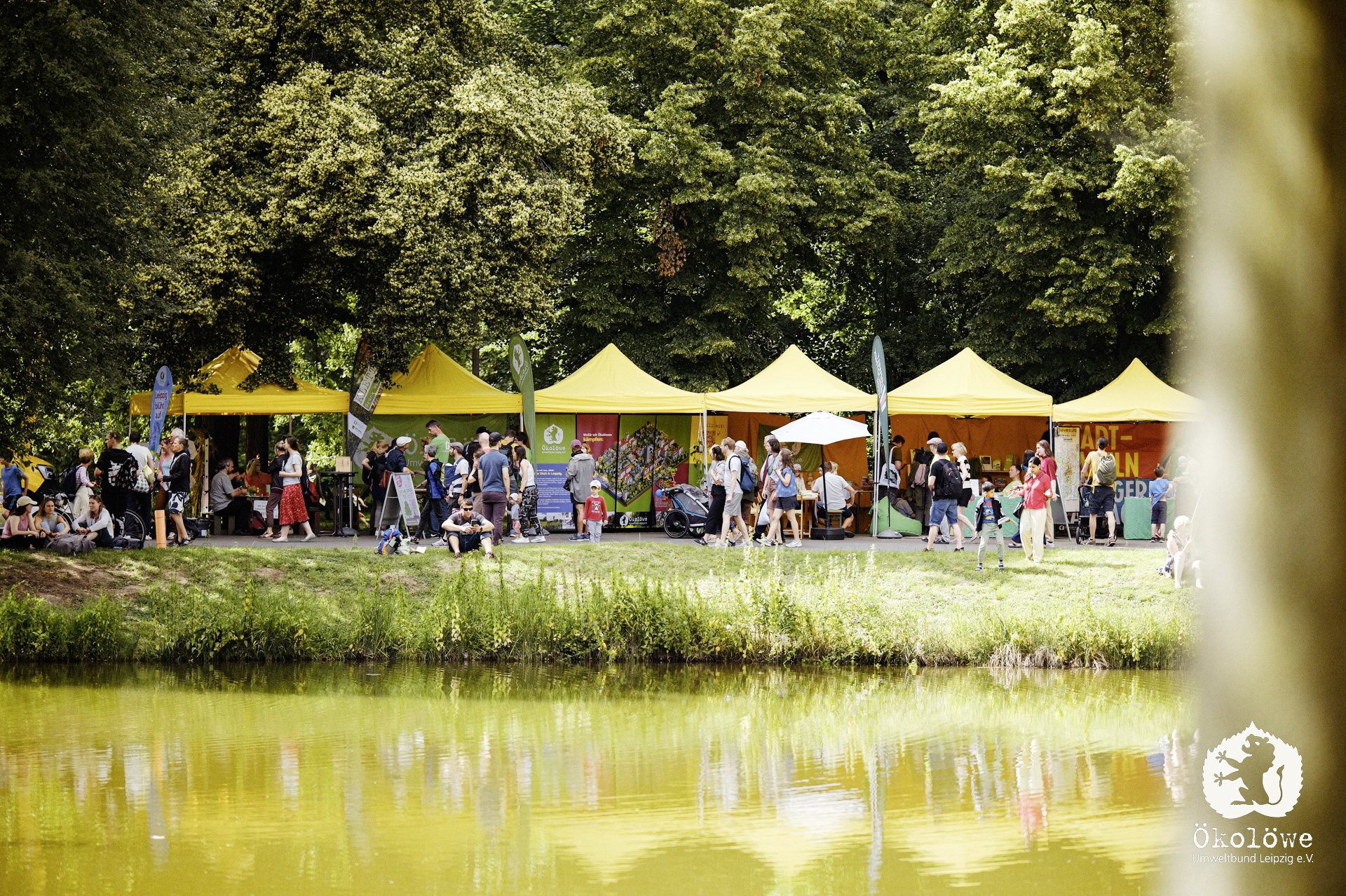 Leipzigs grünstes Festgelände: Der Clara-Zetkin-Park zur Ökofete