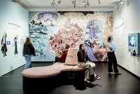 Einblick in die multimediale Schau „Faust. Eine Ausstellung“