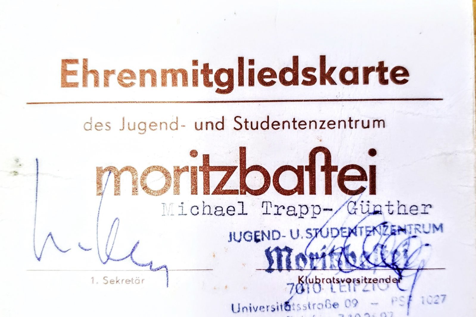 Ehrenkarte