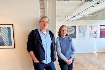 Die Künstler Pete Jones und Heidi Specker ließen sich vom 100-Mark- Schein inspirieren