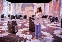 Im Kunstkraftwerk tauchen Besucher in die Welt Frida Kahlos ein
