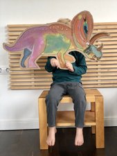 Bastel-Dino Familie Renner